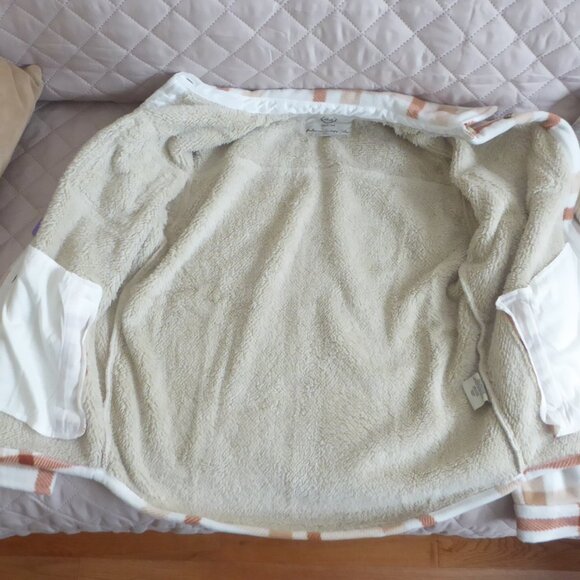 Sage Ladies' Plush Shirt Jacket Shacket Plush Soft Sherpa Lined NEW - Picture 5 of 11